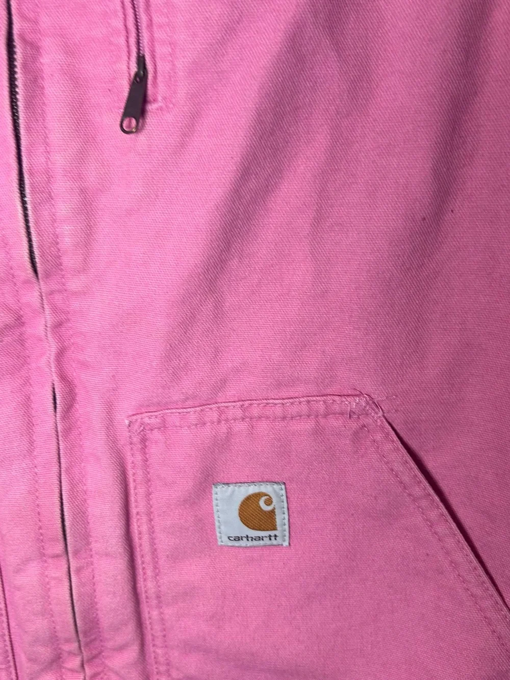 Carhartt women Pink Sherpa-Lined Work Vest